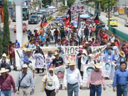 Los manifestantes demandan que los elementos del 27 Batallón de Infantería sean interrogados. SUN / JMA