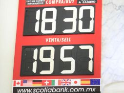 Desde mediados de la semana pasada la divisa mexicana ha venido perdiendo terreno frente al billete verde. SUN / ARCHIVO