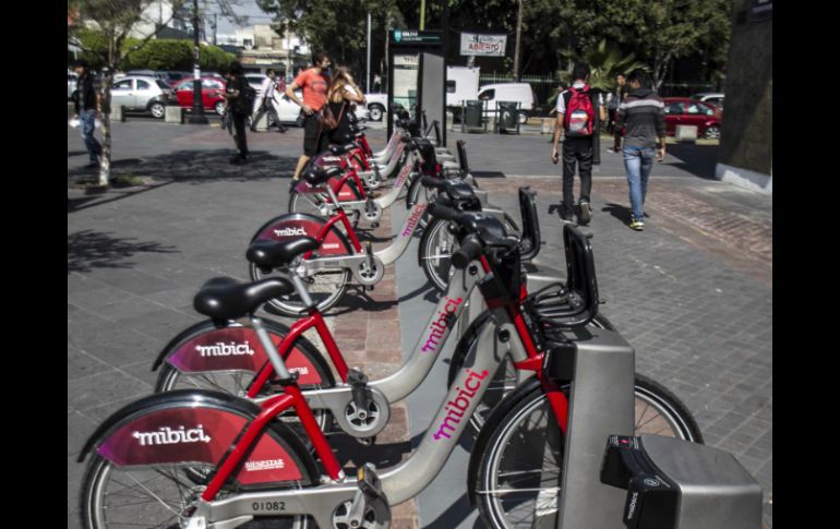 Actualmente se registran cuatro mil 500 viajes diarios en MiBici. EL INFORMADOR / ARCHIVO