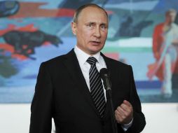 Putin advirtió que los terroristas tratan de mantener su potencial de combate. AP / M. Klimentyev