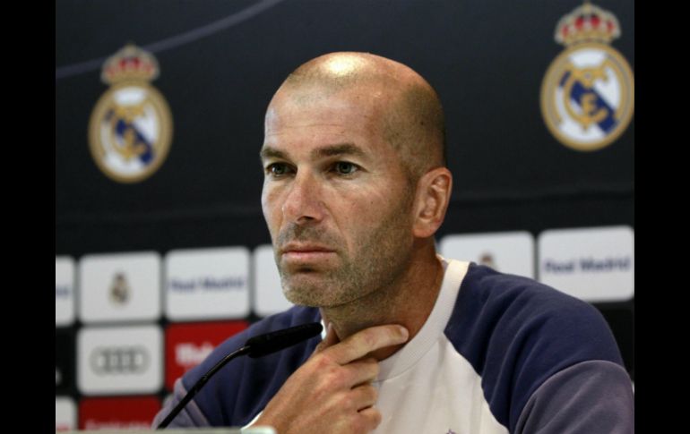 Para el partido de la jornada, Zinedine Zidane confirma las ausencias de Cristiano Ronaldo y Gareth Bale. EFE / V. Lerena