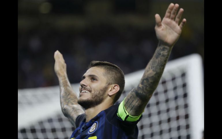 Los milaneses remontaron gracias a una gran actuación del argentino Mauro Icardi, que marcó y dio una asistencia. AP / A. Calanni