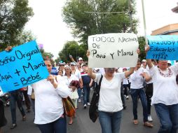 Insinuan que las autoridades capitalinas podrían reprimir las marchas para defender el 'matrimonio natural'. EL INFORMADOR / ARCHIVO