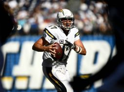 Philip Rivers igualó la mejor marca de su carrera al lanzar cuatro pases de anotación. AFP / D. Miralle