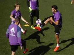 Pepe, Casemiro y Modric no jugarán ante el Villarreal. EFE / J. C. Hidalgo