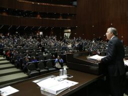 Meade enfatiza que el paquete económico se presenta en un entorno económico ''sumamente adverso''. TWITTER / @JoseAMeadeK