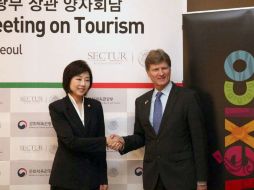 El programa entre México y Corea busca implementar estrategias de cooperación en el comercio y el turismo. TWITTER / @edelamadrid