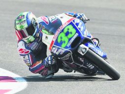 Enea Bastianini. El italiano del equipo Honda tuvo el mejor tiempo en la clasificación. EFE /