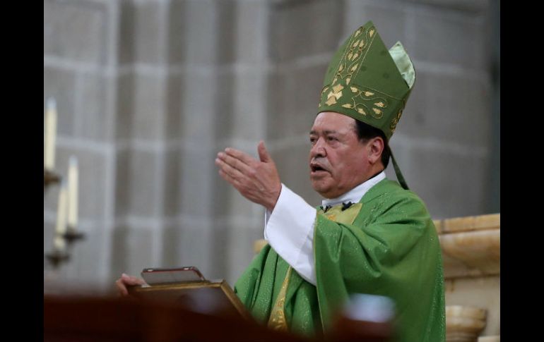 El cardenal destacó las palabras enviadas por el Papa Francisco para aquells que trabajan en favor de la familia. SUN / B. Fregoso