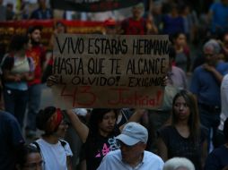 Este lunes se cumplen dos años de la desaparición de los 43 normalistas de Ayotzinapa. EL INFORMADOR / R. Tamayo