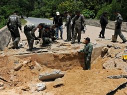 Los ataques con armas ligeras, asesinatos y atentados con explosivos se suceden casi a diario en varias provincias tailandesas. AFP / ARCHIVO