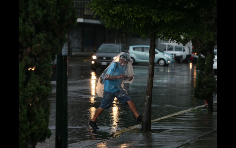 Se espera que las lluvias continúen en zonas como Tesistan, colonia Obrera y del Fresno. EL INFORMADOR / R. Tamayo