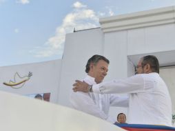 El hijo de Juan Manuel Santos acusó a la campaña por el 'no' de intentar sabotear el proceso. NTX / ARCHIVO