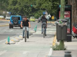 Cada día se realizan 300 mil viajes en bicicleta en la metrópoli. EL INFORMADOR / ARCHIVO