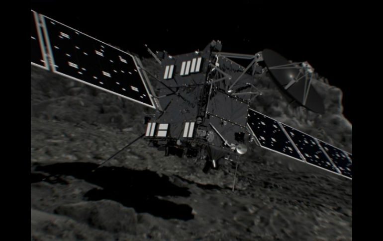 Rosetta se colocó a la hora prevista en una trayectoria que la conducirá a una colisión con Churi. TWITTER / @NASA