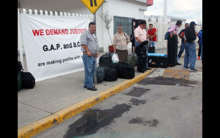 Ejidatarios exigen el pago de 307 hectáreas que pertenecían al ejido y fueron expropiadas para la construcción de la terminal aérea. EL INFORMADOR / M. Vargas