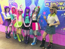 Las Equestria Girls son parte principal del espectáculo. EL INFORMADOR / E. Esparza