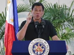 Duterte aboga por un plan de recompensas para acabar con los señores de la droga y el regreso de la pena de muerte. AFP / M. Dejeto