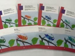 El símbolo de los cuadernos es un mexicanísimo chapulín, que cambia de color en cada libro. FACEBOOK / Cognición y Didáctica de las Ciencias. UNAM