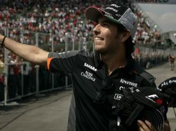 Pérez Mendoza se dice contento y agradecido de formar parte del equipo de Force India. SUN / ARCHIVO