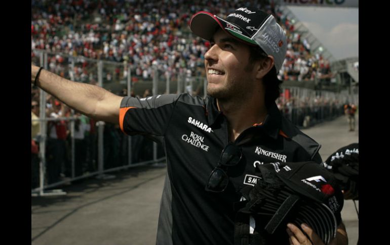 Pérez Mendoza se dice contento y agradecido de formar parte del equipo de Force India. SUN / ARCHIVO