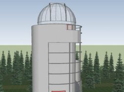 Se espera que el telescopio se instale en el Observatorio Astronómico Nacional a finales del año. TWITTER / @ConacytPrensa