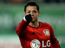 ''Chicharito'' se coloca a la par de jugadores como Robert Lewandowsky y Pierre Emerick Aubameyang en la tabla de goleadores. EFE / ARCHIVO