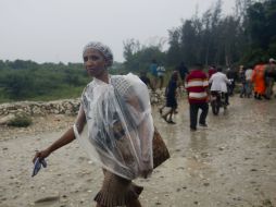 Los pronósticos indican que Matthew provocará entre 40 y 60 cm de lluvias en el sur de Haití. AP / D. Nalio