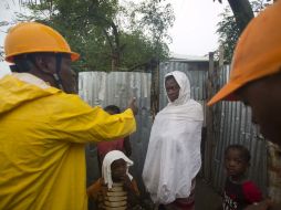 Como consecuencia de la cercanía de 'Matthew', en Haití ya se registran fuertes lluvias e inundaciones. AP / D. Nalio