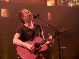 Radiohead tocó ante más de 21 mil personas anoche en el Palacio de los Deportes. EFE / C. Lemus