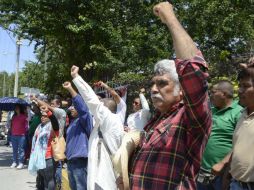 Integrantes de la CETEG, marcharon por el esclarecimiento de la muerte de los dos estudiantes normalistas. SUN / D. Téllez