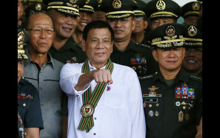 Duterte ha dado mucho de qué hablar por sus polémicas declaraciones contra su homólogo, Barack Obama. AP / B. Marquez