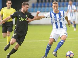 El partido fue sumamente disputado en los primeros minutos pese a ser un encuentro de exhibición. TWITTER / @RealSociedad