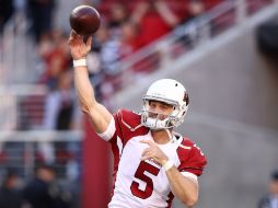 Drew Stanton, quarterback de Arizona, jugó de inicio por primera vez en dos años. AFP / E. Shaw