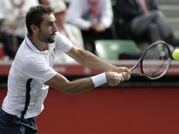 El último rival de Cilic por un puesto en la final será el belga David Goffin, que derrotó al portugués Joao Sousa. EFE / K. Ota