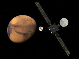 Una de los principales objetivos de la misión es hacer seguimiento de la detección de metano en el Planeta Rojo. TWITTER / @ESA_ExoMars