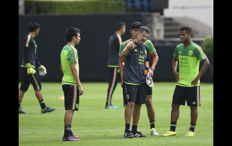 La Selección entrenó antes de viajar este jueves rumbo a Nashville. MEXSPORT / ARCHIVO