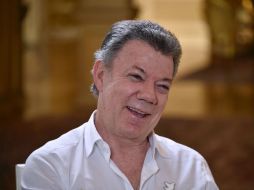 Juan Manuel Santos ha recibido cumplidos por parte de países vecinos como Chile, Brasil, Argentina y Guatemala. AP / G. Legaria