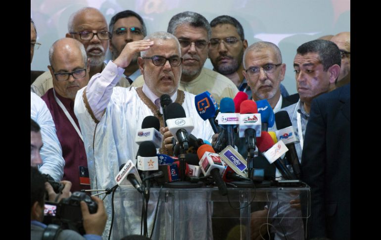 Abdelilah Benkirane, primer ministro marroquí, señala ''un día de dicha y de alegría'' para los ciudadanos. AFP / F. Senna