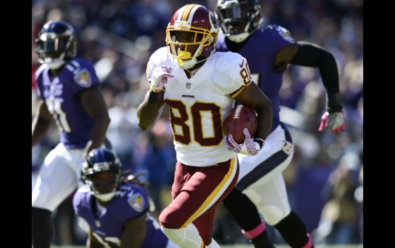 Los Pieles Rojas aprovecharon un regreso de patada de 85 yardas por parte de Jamison Crowder hasta la zona de anotación. AP / G. Burton