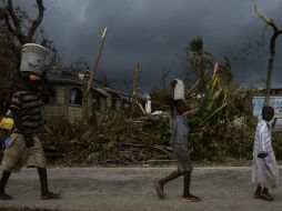 Según el titular de la ONU, el 10 por ciento de la población en Haití requiere de apoyo de emergencia, debido al desastre natural. AFP / R. Arangua