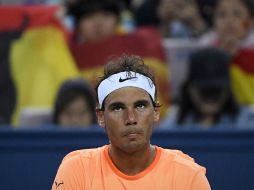 Nadal, que cayó en cuartos de final del Abierto de China la semana pasada en Beijing, mostró otra vez un bajo rendimiento. AFP / W. Zhao