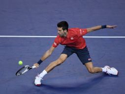 Djokovic, tres veces campeón en Shanghái, enfrentará en semifinales al español Roberto Bautista. AFP / W. Zhao