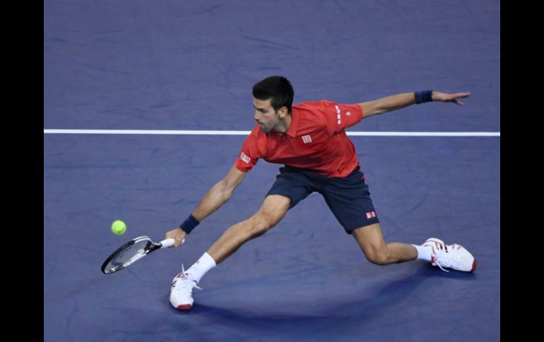 Djokovic, tres veces campeón en Shanghái, enfrentará en semifinales al español Roberto Bautista. AFP / W. Zhao