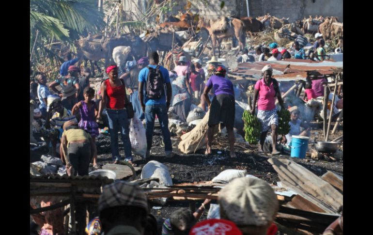 La ONU alerta por un brote de cólera, lo que podría incrementar la cifra de fallecidos tras el paso del huracán. SUN / J. Serratos