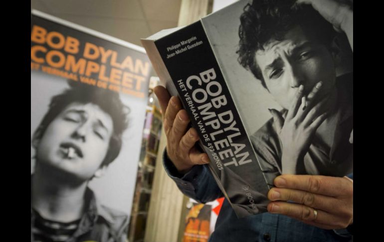 Dylan, de 75 años, es el primer músico en ganar el Nobel de literatura en los 115 años de historia del premio. EFE / L. Lieshout