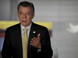 Juan Manuel Santos fue galardonado hace una semana con el Premio Nobel de la Paz. EFE / J.D.Tena