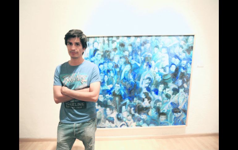 Erick Fernández se hizo acreedor a un premio de 40 mil pesos y una exposición individual en la Galería Juan Soriano. EL INFORMADOR / G. Gallo