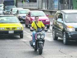 En crecimiento. El parque de motociclistas en Jalisco aumentó 510% en los últimos 15 años. EL INFORMADOR / F. Atilano