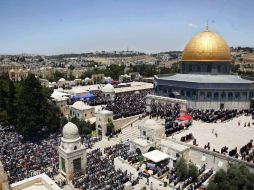 La resolución que se adaptó ignora todo vínculo entre el Monte del Templo de Jerusalén y el judaísmo en Israel. AP / ARCHIVO